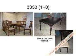 3333 DINING SET (1+8)